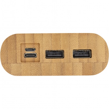 Logotrade promotional merchandise photo of: Tulda 20.000 mAh bamboo power bank