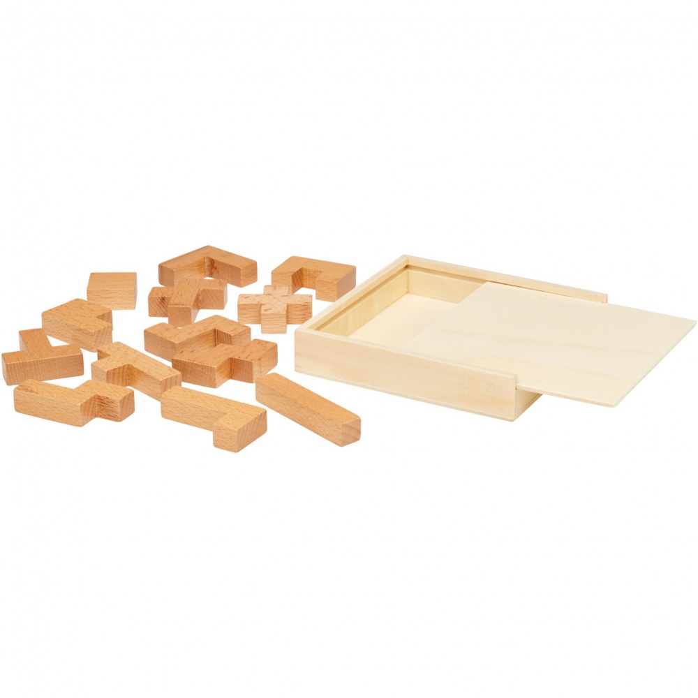 Logotrade promotional giveaway picture of: Bark wooden puzzle