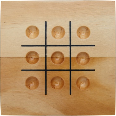 Logotrade promotional merchandise picture of: Strobus wooden tic-tac-toe game