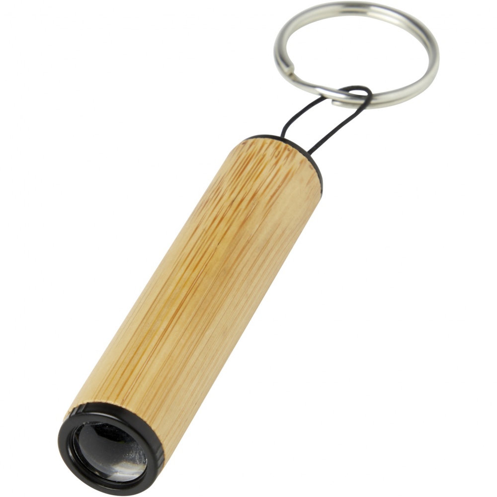 Logotrade promotional merchandise picture of: Cane bamboo key ring with light