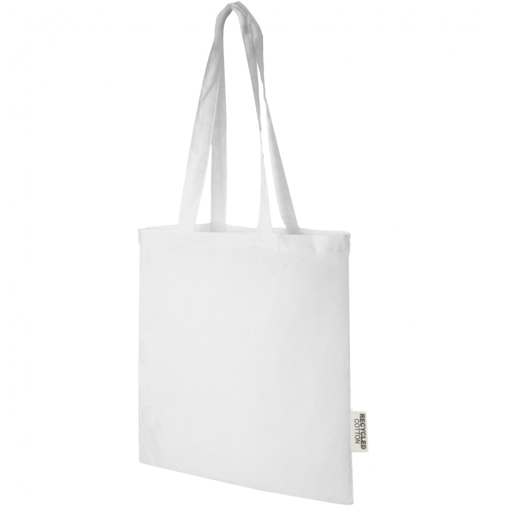 Logotrade promotional items photo of: Madras 140 g/m2 GRS recycled cotton tote bag 7L