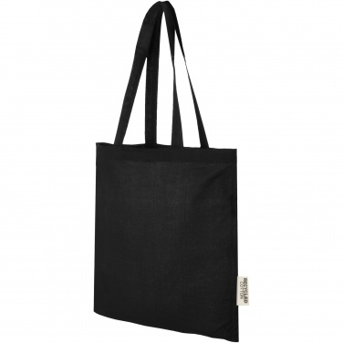 Logotrade promotional product image of: Madras 140 g/m2 GRS recycled cotton tote bag 7L