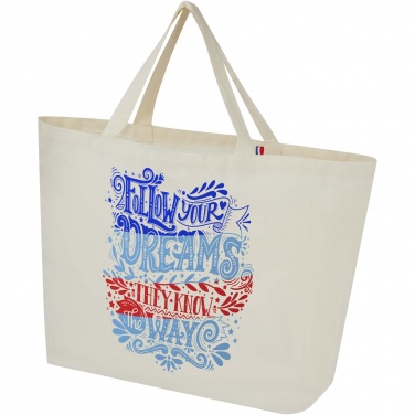 Logo trade promotional item photo of: Cannes 200 g/m2 recycled shopper tote bag 10L