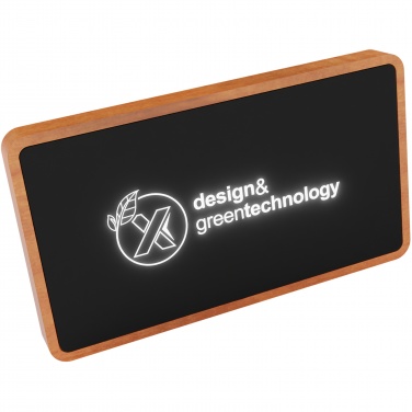 Logo trade promotional giveaways picture of: SCX.design P36 5000 mAh light-up wireless power bank