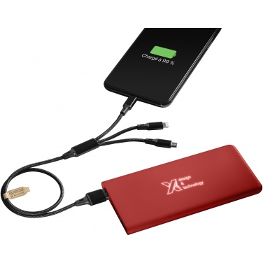 Logo trade corporate gifts picture of: SCX.design P15 light-up 5000 mAh power bank