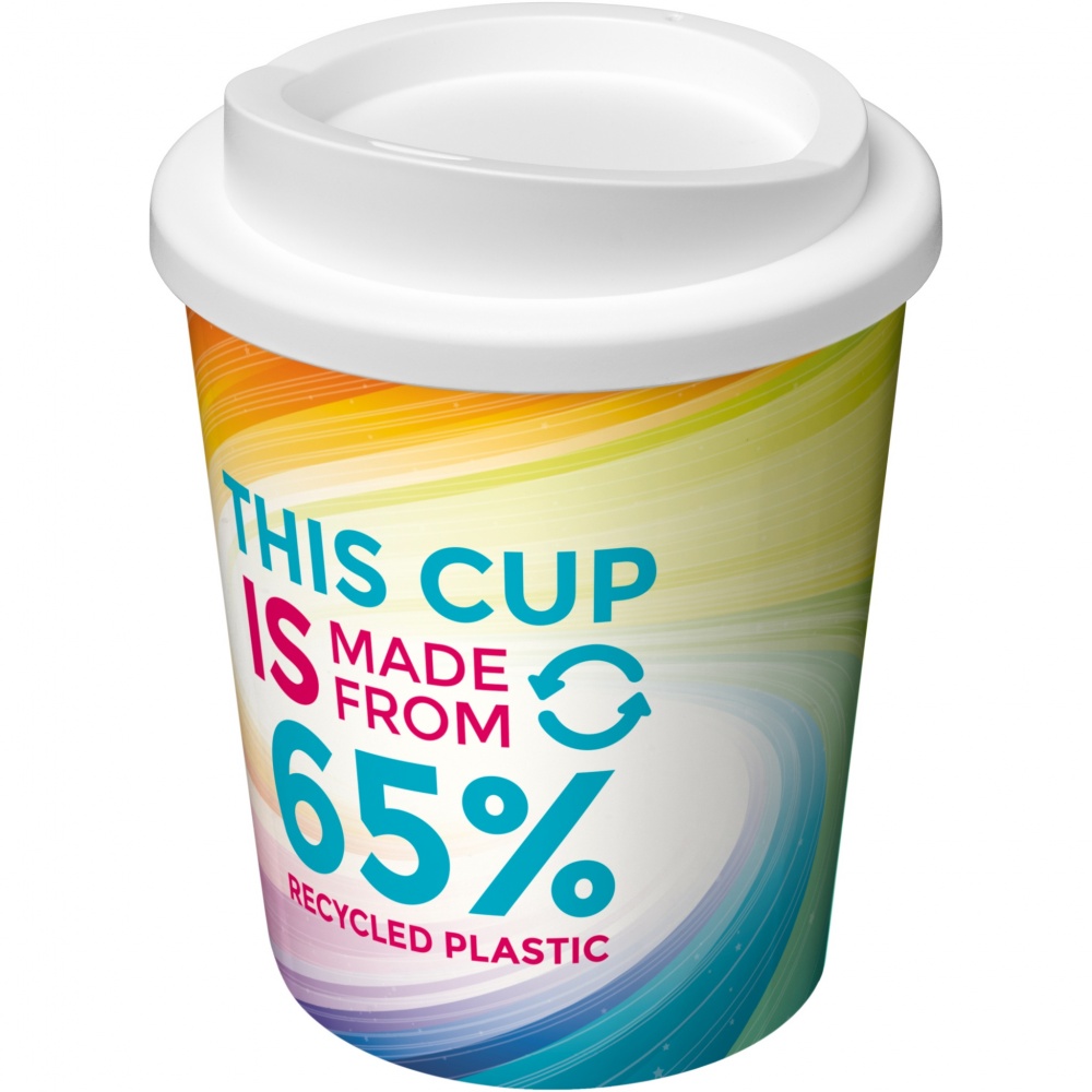 Logo trade corporate gifts image of: Brite-Americano Espresso Eco 250 ml insulated tumbler