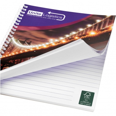 Logotrade advertising products photo of: Desk-Mate® A5 spiral notebook with printed back cover