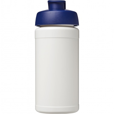 Logotrade corporate gift image of: Baseline 500 ml recycled sport bottle with flip lid