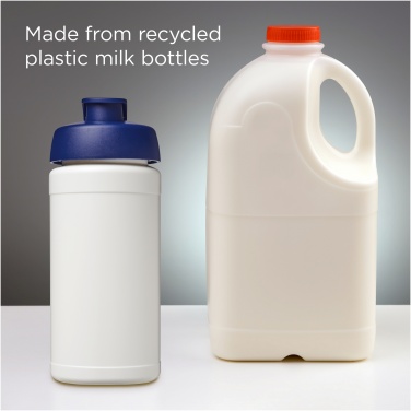 Logotrade promotional merchandise image of: Baseline 500 ml recycled sport bottle with flip lid