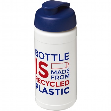 Logo trade corporate gifts picture of: Baseline 500 ml recycled sport bottle with flip lid