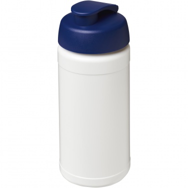 Logotrade promotional item picture of: Baseline 500 ml recycled sport bottle with flip lid