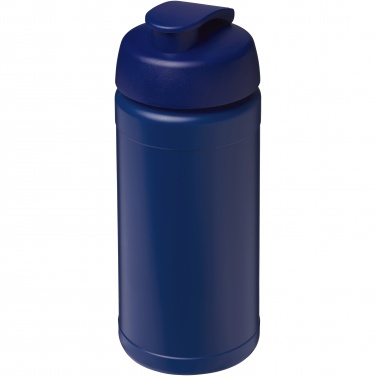 Logotrade promotional item picture of: Baseline 500 ml recycled sport bottle with flip lid