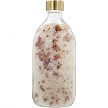 Logo trade promotional giveaways image of: Wellmark Just Relax 500 ml bath salt - roses fragrance