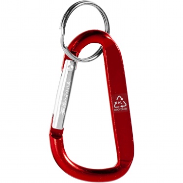 Logotrade promotional giveaways photo of: Timor RCS recycled aluminium carabiner keychain