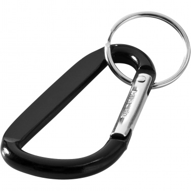 Logotrade promotional merchandise picture of: Timor RCS recycled aluminium carabiner keychain