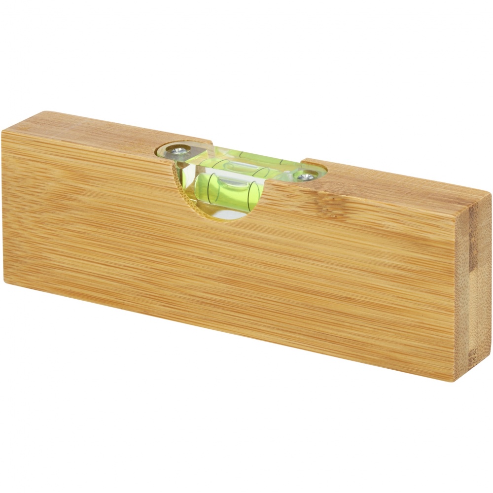 Logotrade advertising product image of: Flush bamboo spirit level with bottle opener