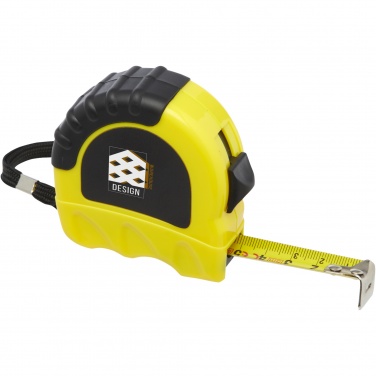 Logo trade corporate gifts image of: Rule 5-metre RCS recycled plastic measuring tape