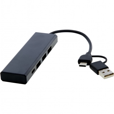 Logotrade promotional gift image of: Rise RCS recycled aluminium USB 2.0 hub