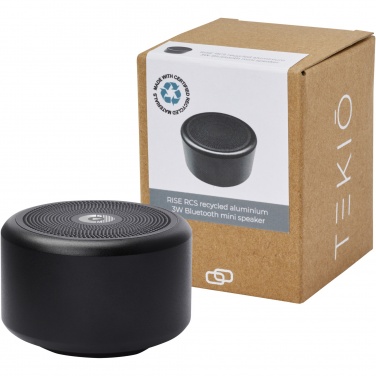 Logotrade promotional products photo of: Rise 3W RCS recycled aluminium Bluetooth® mini speaker 