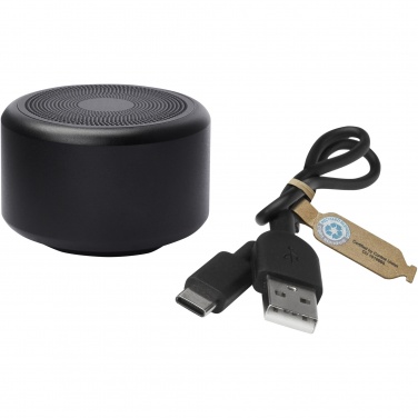 Logo trade corporate gifts picture of: Rise 3W RCS recycled aluminium Bluetooth® mini speaker 