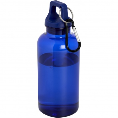 Logo trade promotional giveaways picture of: Oregon 400 ml RCS certified recycled plastic water bottle with carabiner