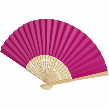 Logo trade promotional gifts image of: Carmen hand fan