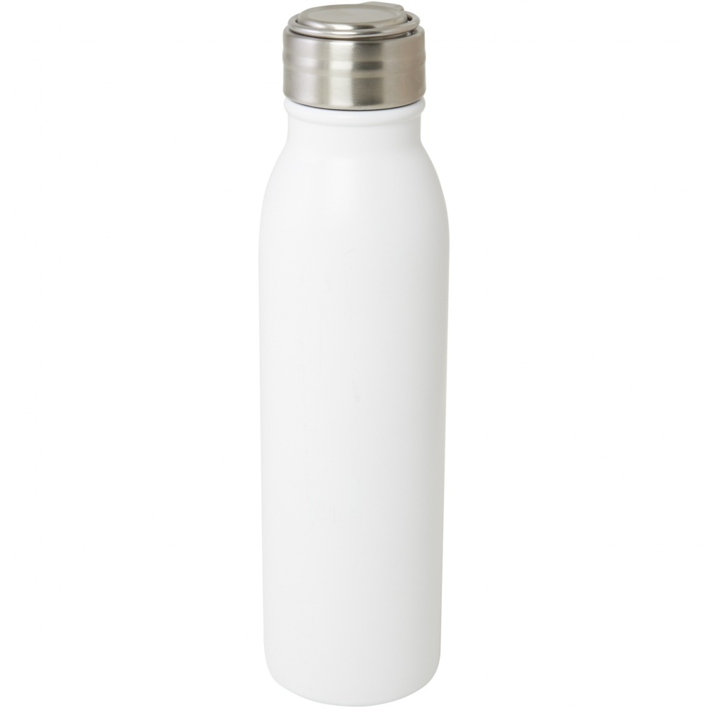 Logotrade promotional item image of: Harper 700 ml RCS certified stainless steel water bottle with metal loop