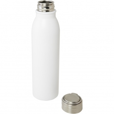 Logo trade promotional giveaways image of: Harper 700 ml RCS certified stainless steel water bottle with metal loop