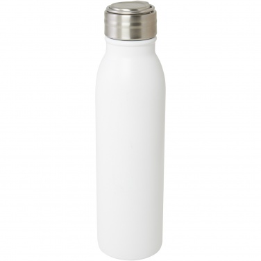 Logotrade advertising product image of: Harper 700 ml RCS certified stainless steel water bottle with metal loop