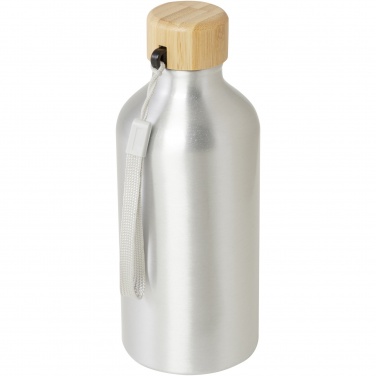 Logo trade advertising products image of: Malpeza 500 ml RCS certified recycled aluminium water bottle