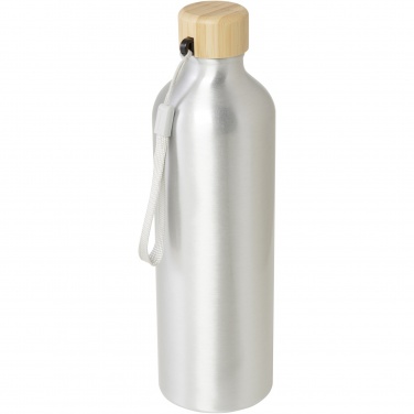 Logo trade promotional merchandise image of: Malpeza 770 ml RCS certified recycled aluminium water bottle