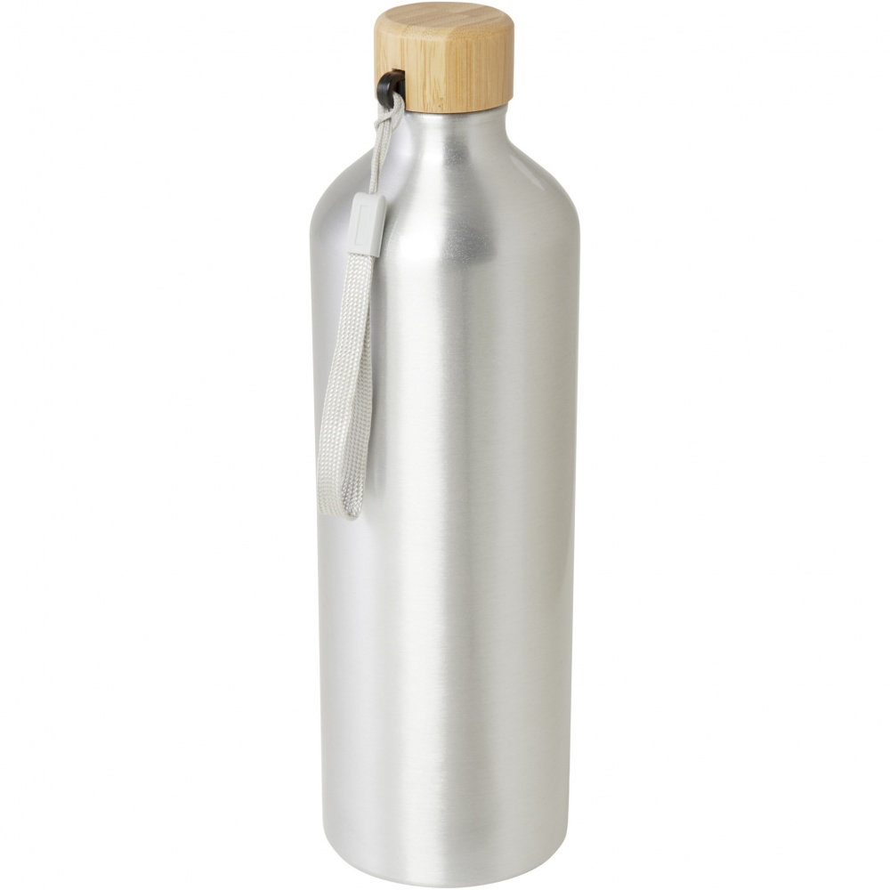 Logotrade promotional gift picture of: Malpeza 1000 ml RCS certified recycled aluminium water bottle