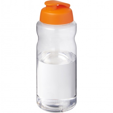 Logo trade business gifts image of: H2O Active® Big Base 1 litre flip lid sport bottle