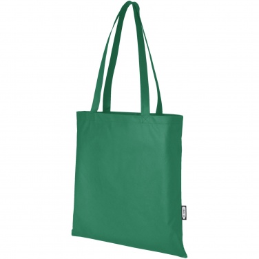 Logo trade corporate gift photo of: Zeus GRS recycled non-woven convention tote bag 6L