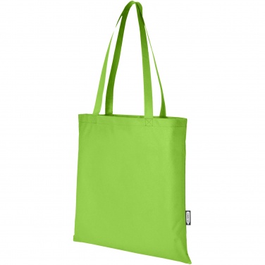 Logo trade promotional items image of: Zeus GRS recycled non-woven convention tote bag 6L