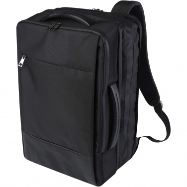 Logo trade promotional giveaway photo of: Expedition Pro 17" GRS recycled expandable laptop backpack 35L