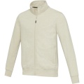 Galena unisex Aware™ recycled full zip sweater, Oatmeal