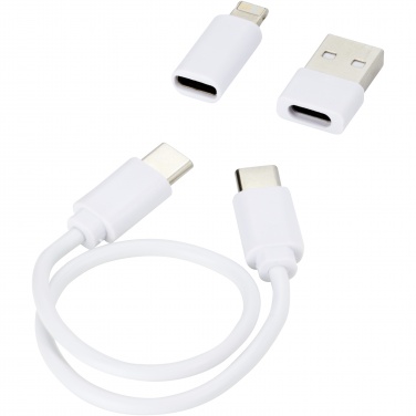 Logo trade promotional merchandise picture of: Whiz recycled plastic modular charging cable 