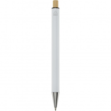 Logo trade promotional items picture of: Cyrus recycled aluminium ballpoint pen (blue ink)