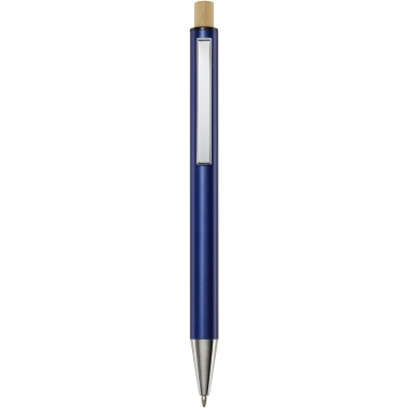 Logotrade corporate gift picture of: Cyrus recycled aluminium ballpoint pen (blue ink)
