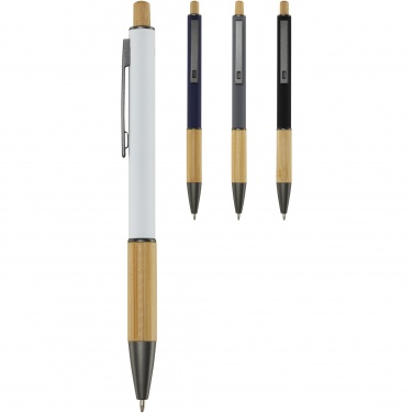 Logo trade corporate gifts picture of: Darius recycled aluminium ballpoint pen