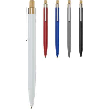 Logo trade promotional merchandise image of: Nooshin recycled aluminium ballpoint pen