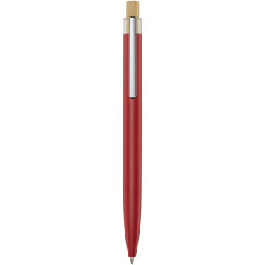 Logo trade promotional merchandise picture of: Nooshin recycled aluminium ballpoint pen