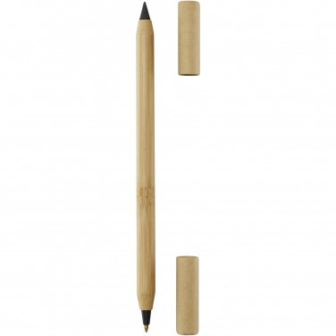 Logo trade promotional items image of: Samambu bamboo duo pen