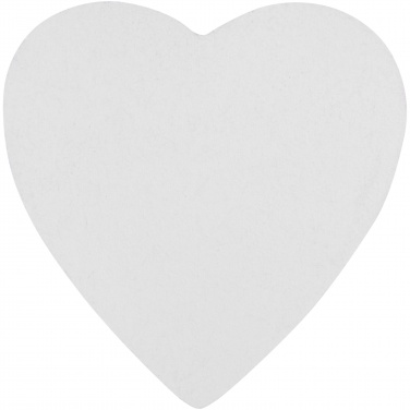 Logo trade promotional items picture of: Sticky-Mate® heart-shaped recycled sticky notes