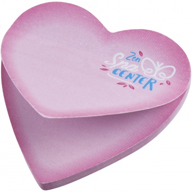 Logotrade corporate gifts photo of: Sticky-Mate® heart-shaped recycled sticky notes