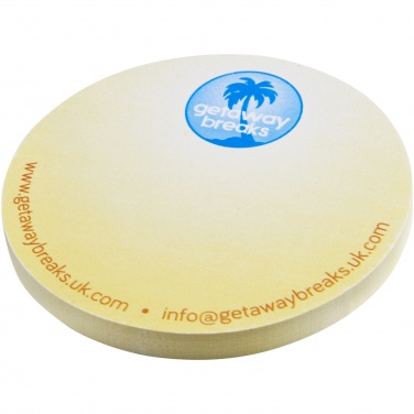 Logotrade promotional giveaway picture of: Sticky-Mate® circle-shaped recycled sticky notes