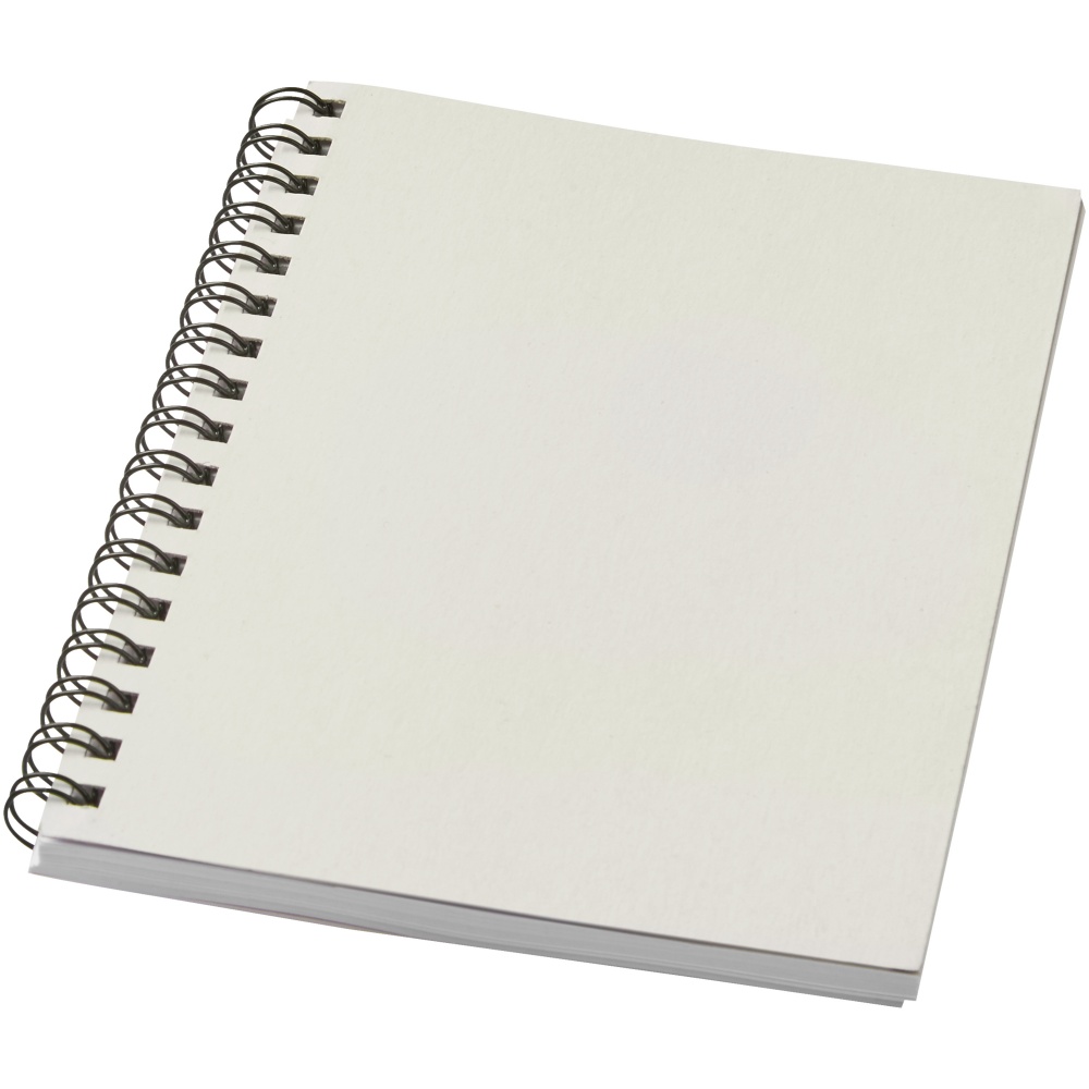 Logo trade advertising products picture of: Desk-Mate® A6 colour spiral notebook