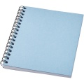 Desk-Mate® A6 colour spiral notebook, Light blue