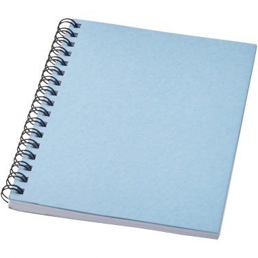 Logo trade promotional giveaways image of: Desk-Mate® A6 colour spiral notebook